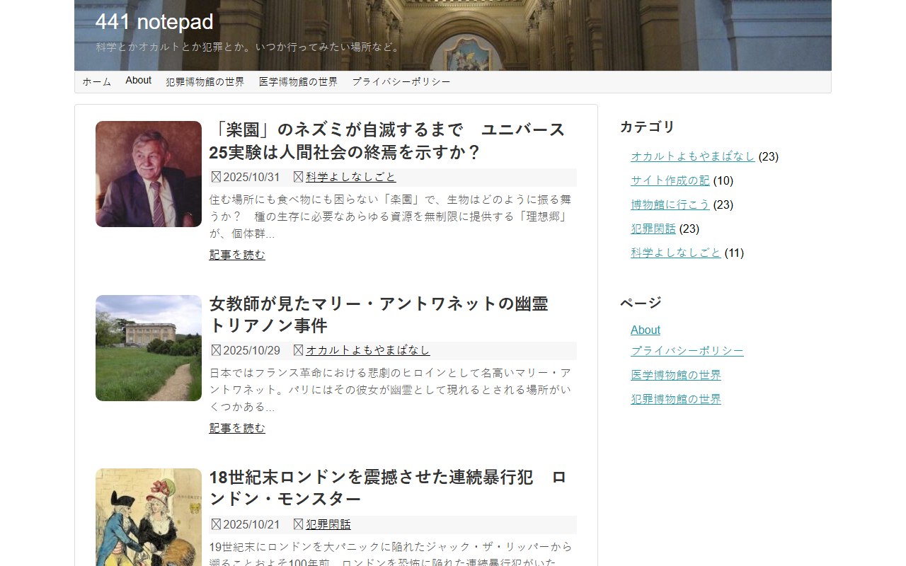 441notepad.com screenshot