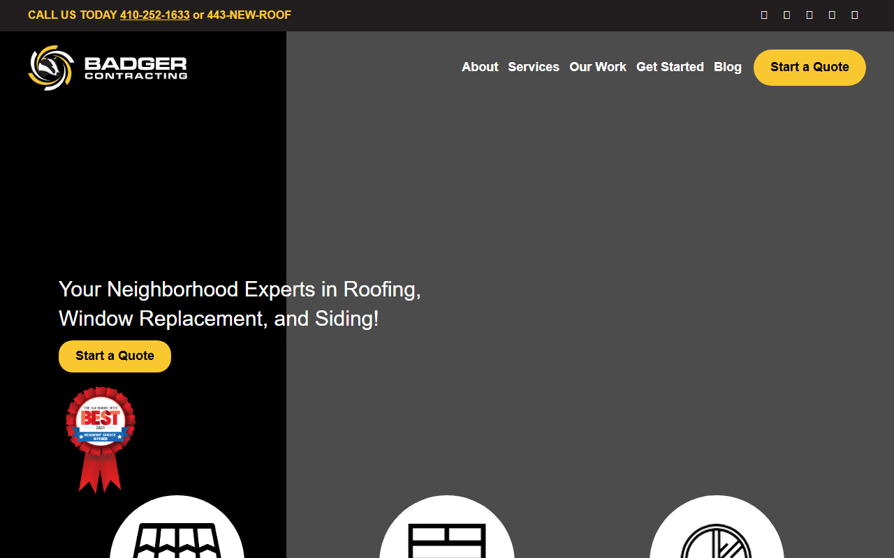 443newroof.com screenshot