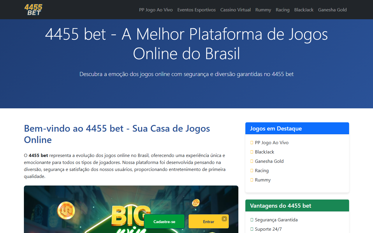 4455betlogin.com screenshot