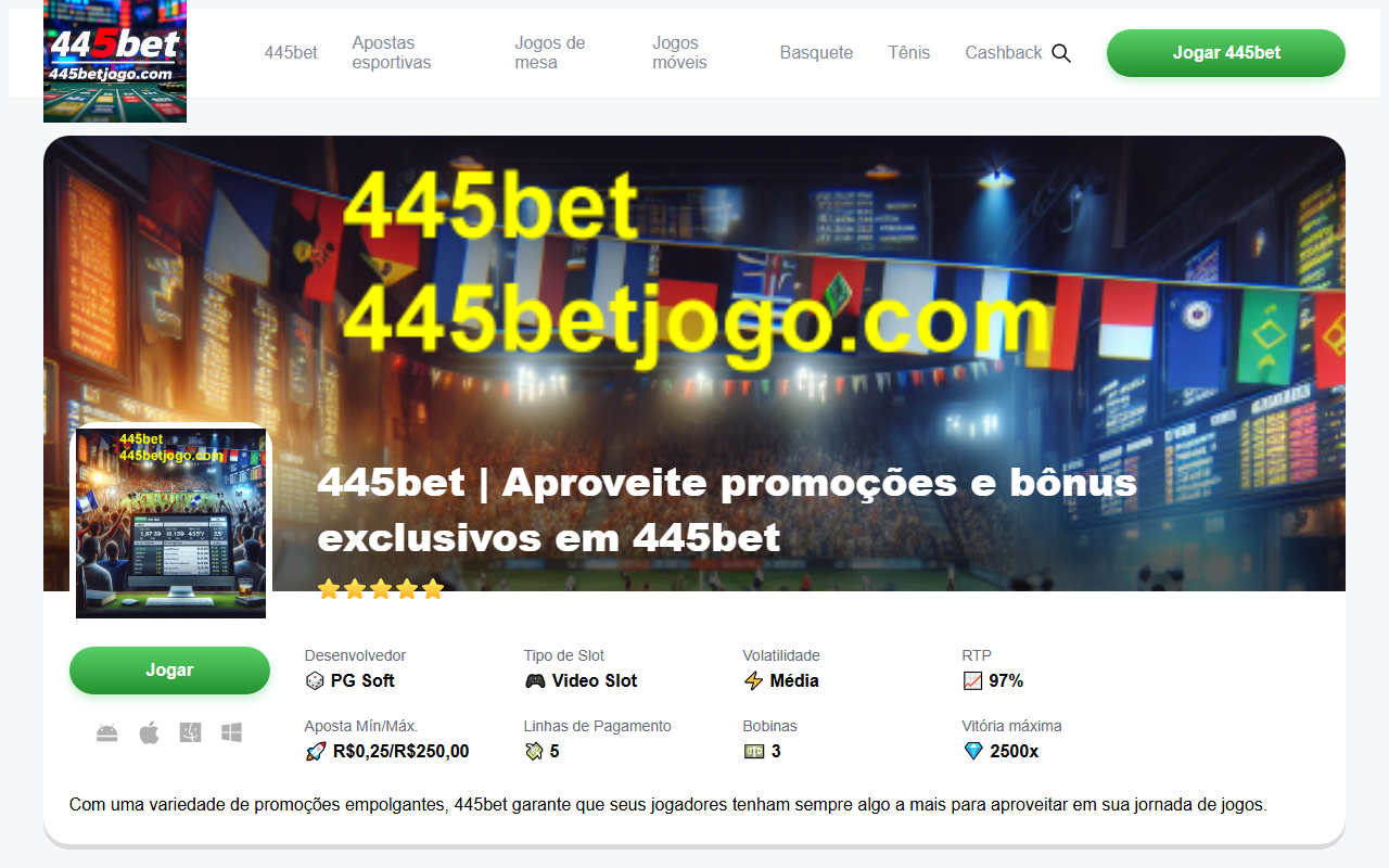 445betjogo.com screenshot