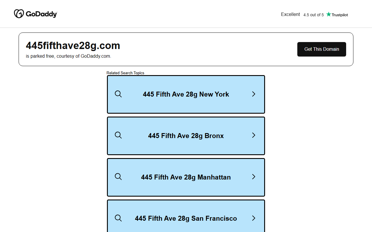445fifthave28g.com screenshot