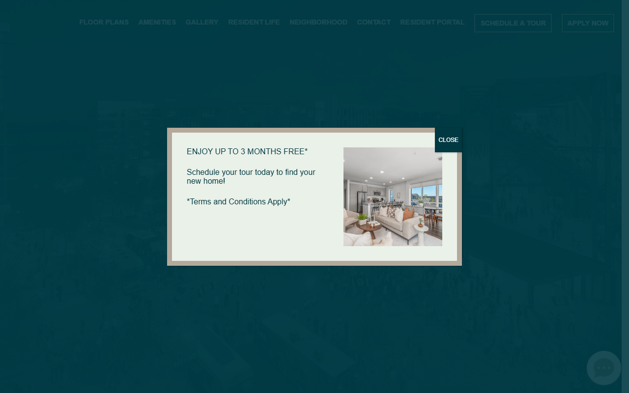 445parkcommons.com screenshot