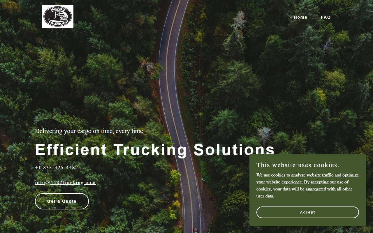 4482trucking.com screenshot