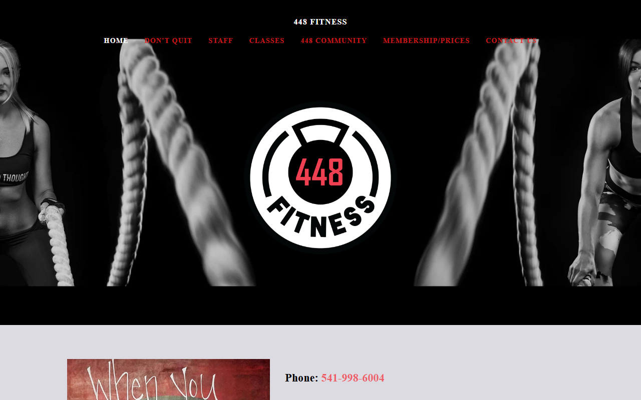 448fitness.com screenshot
