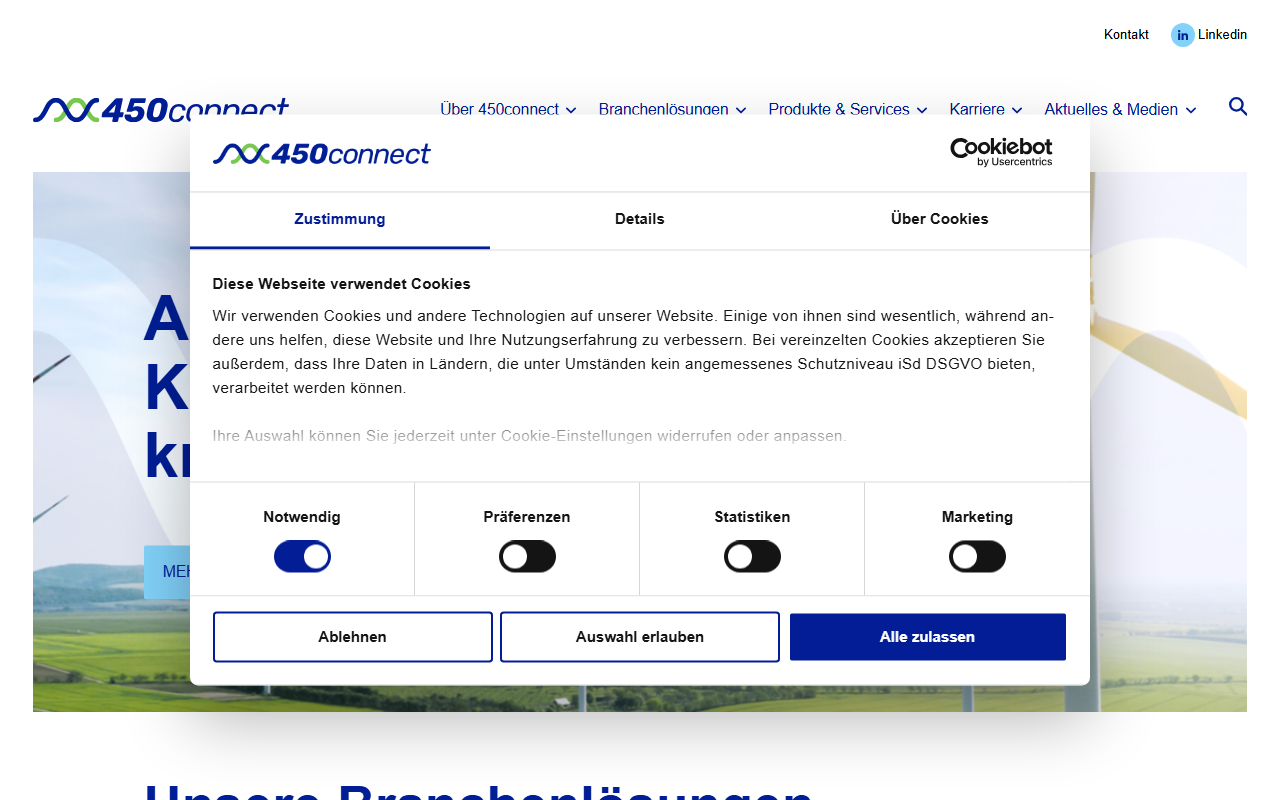 450-funknetz.com screenshot