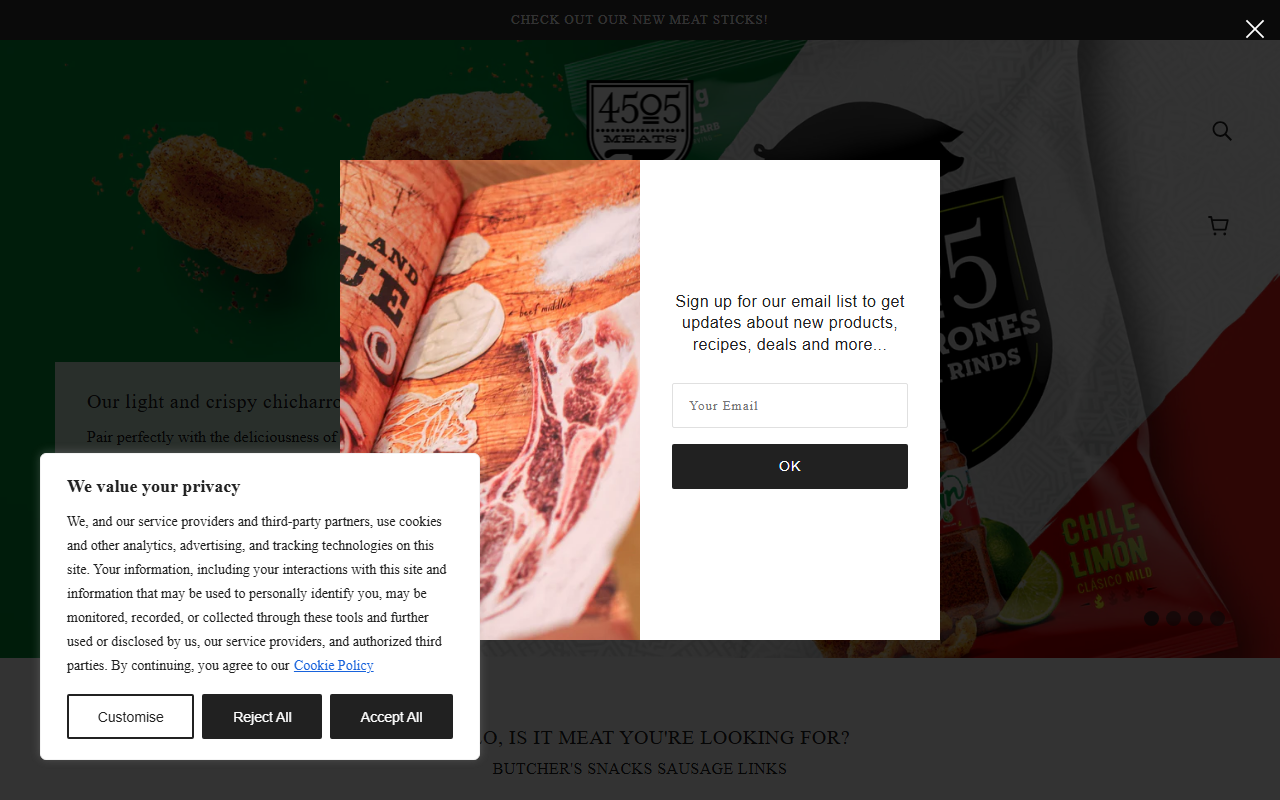 4505chicharrones.com screenshot