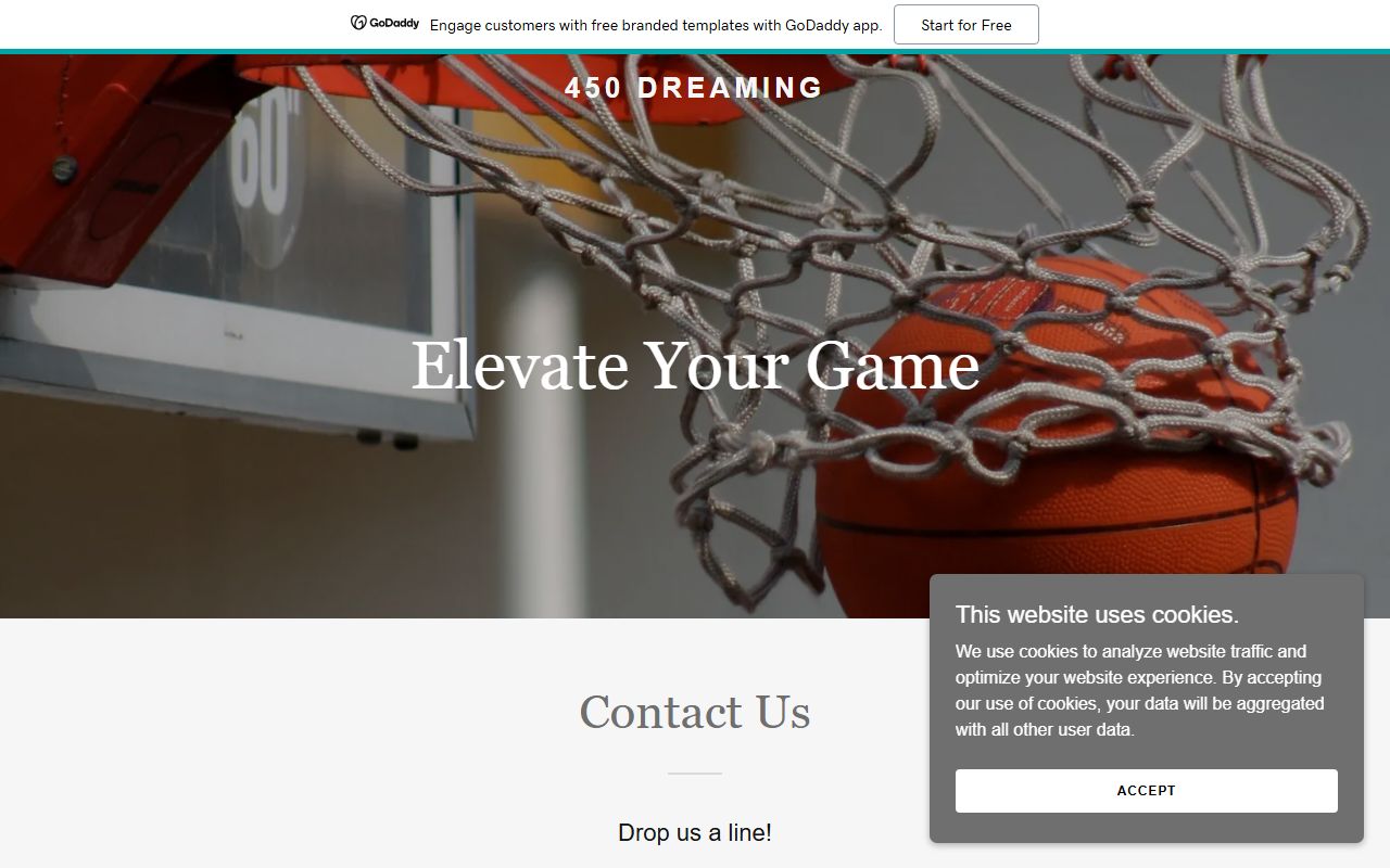 450dreaming.com screenshot
