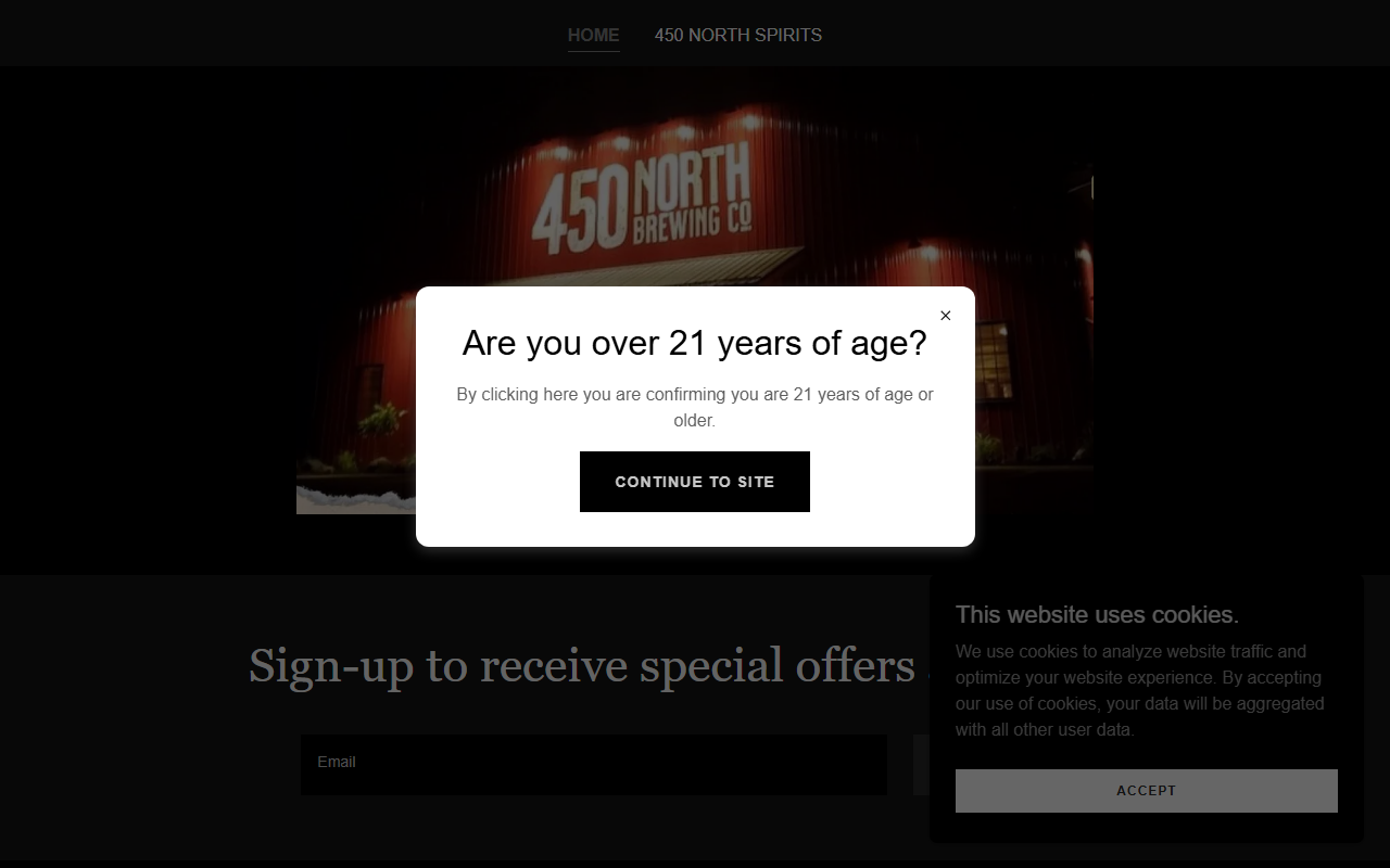 450northproducts.com screenshot