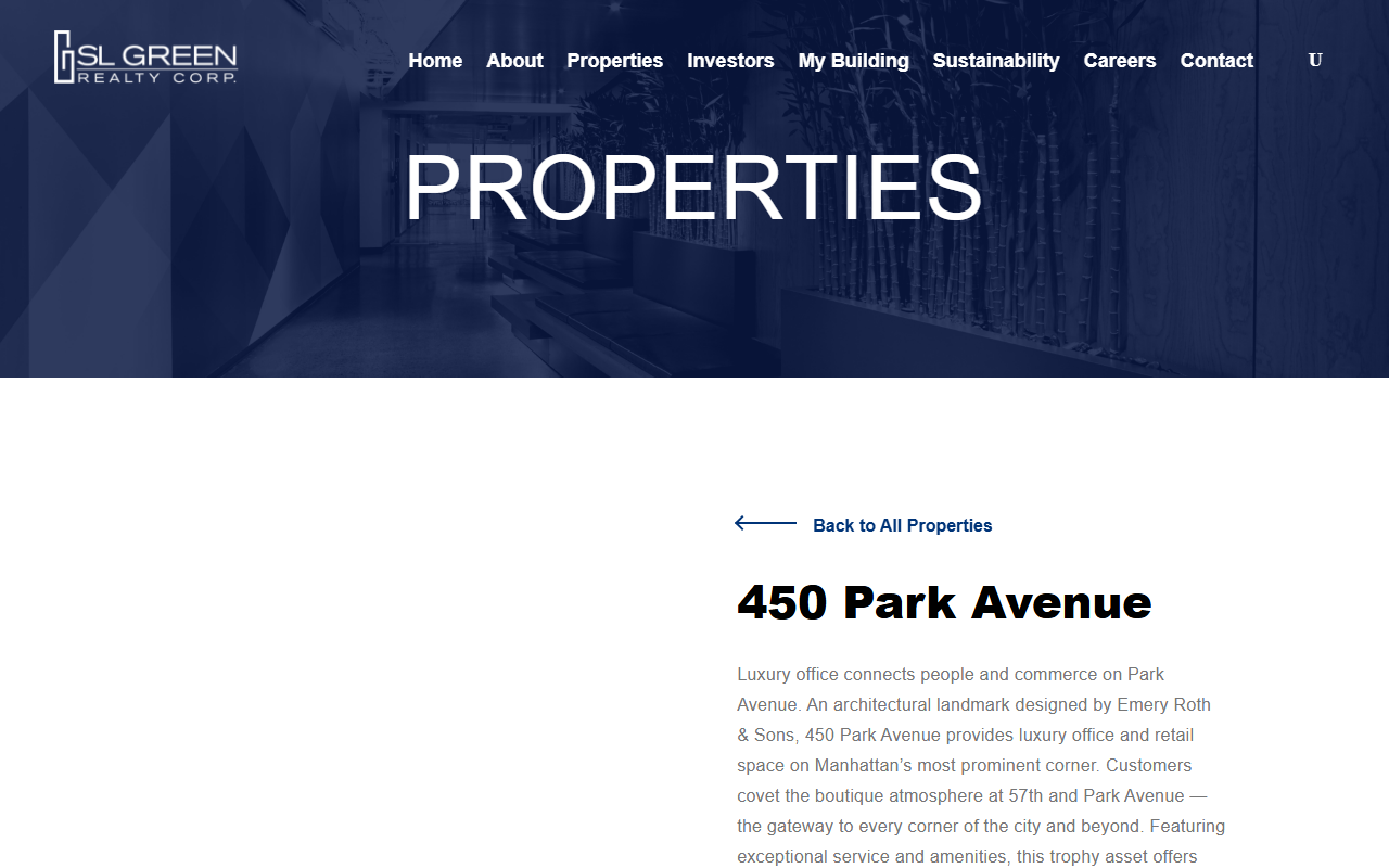 450parkavenyc.com screenshot