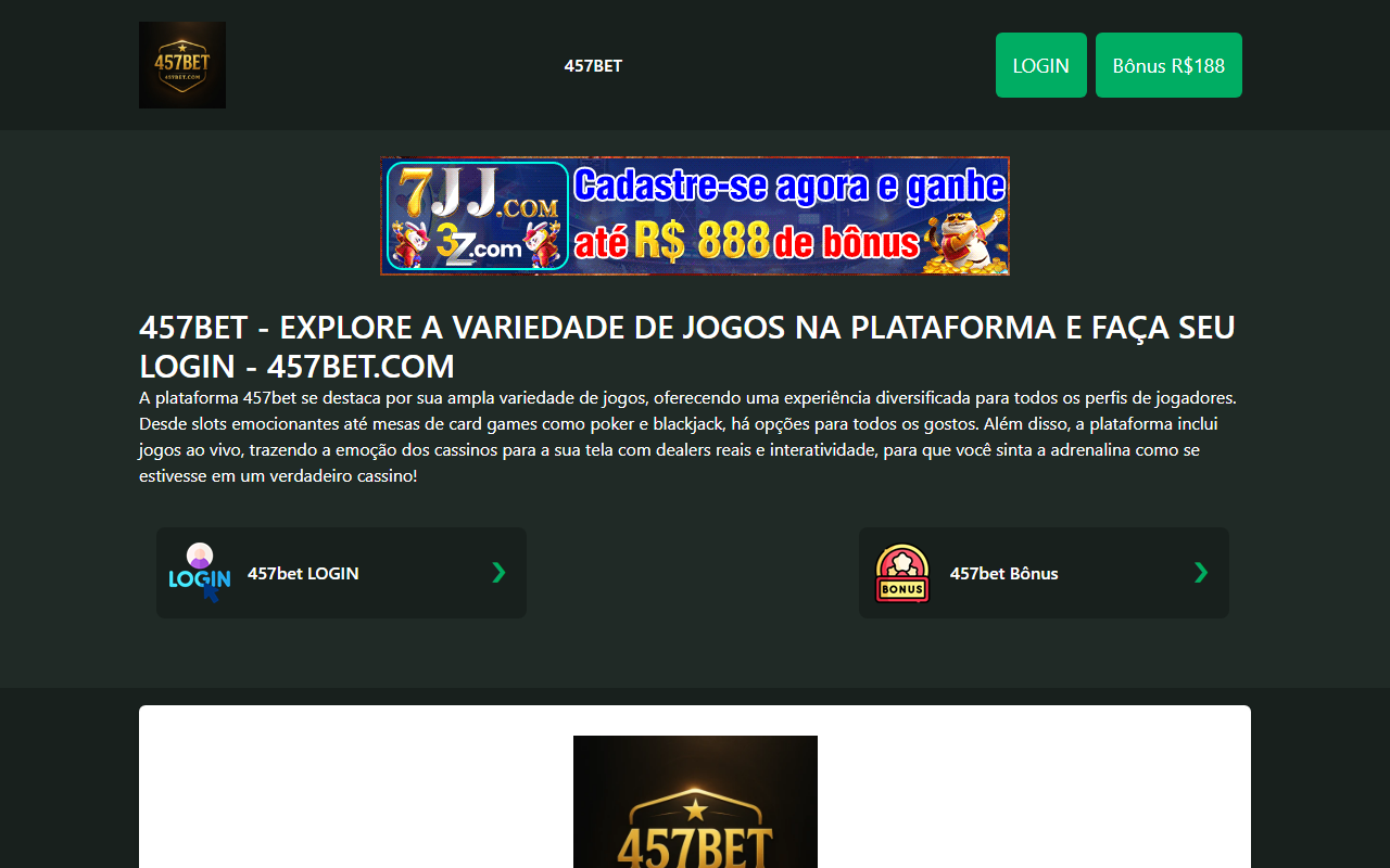 457betbrazil.com screenshot