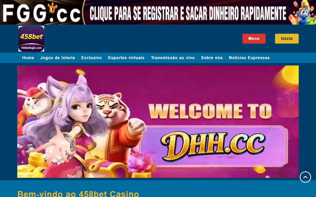 458betlogin.com screenshot