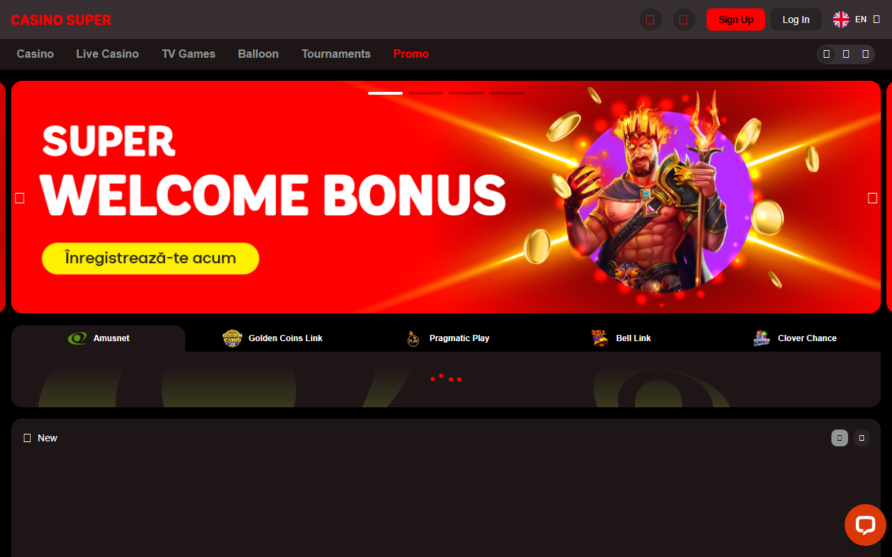 458casinosuper.com screenshot