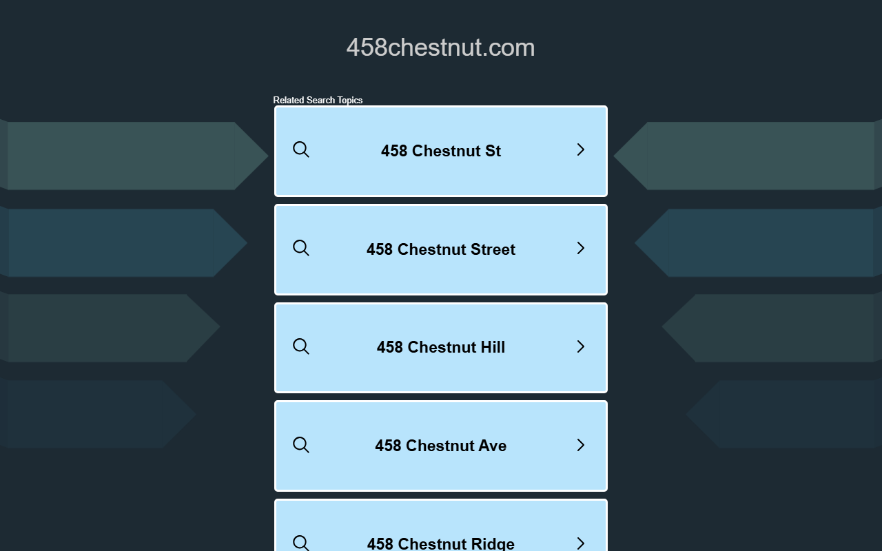 458chestnut.com screenshot