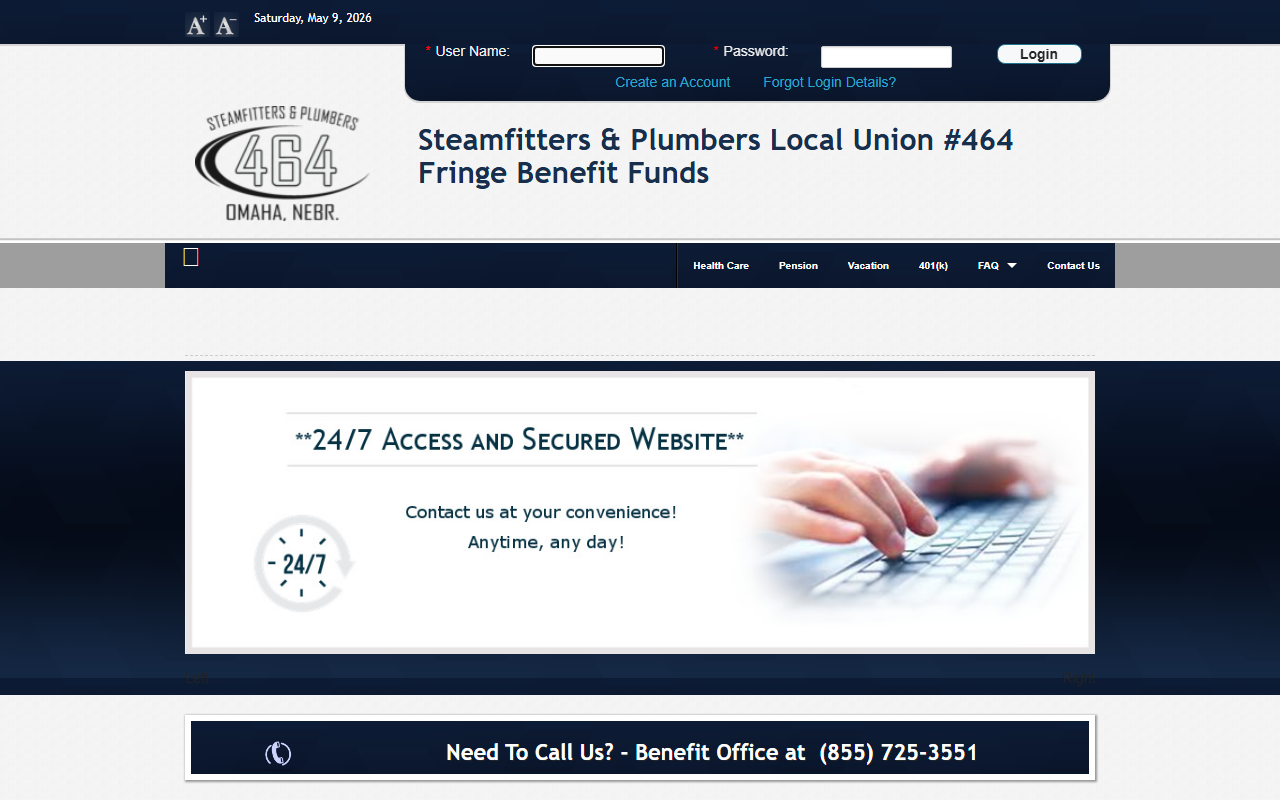 464benefits.com screenshot