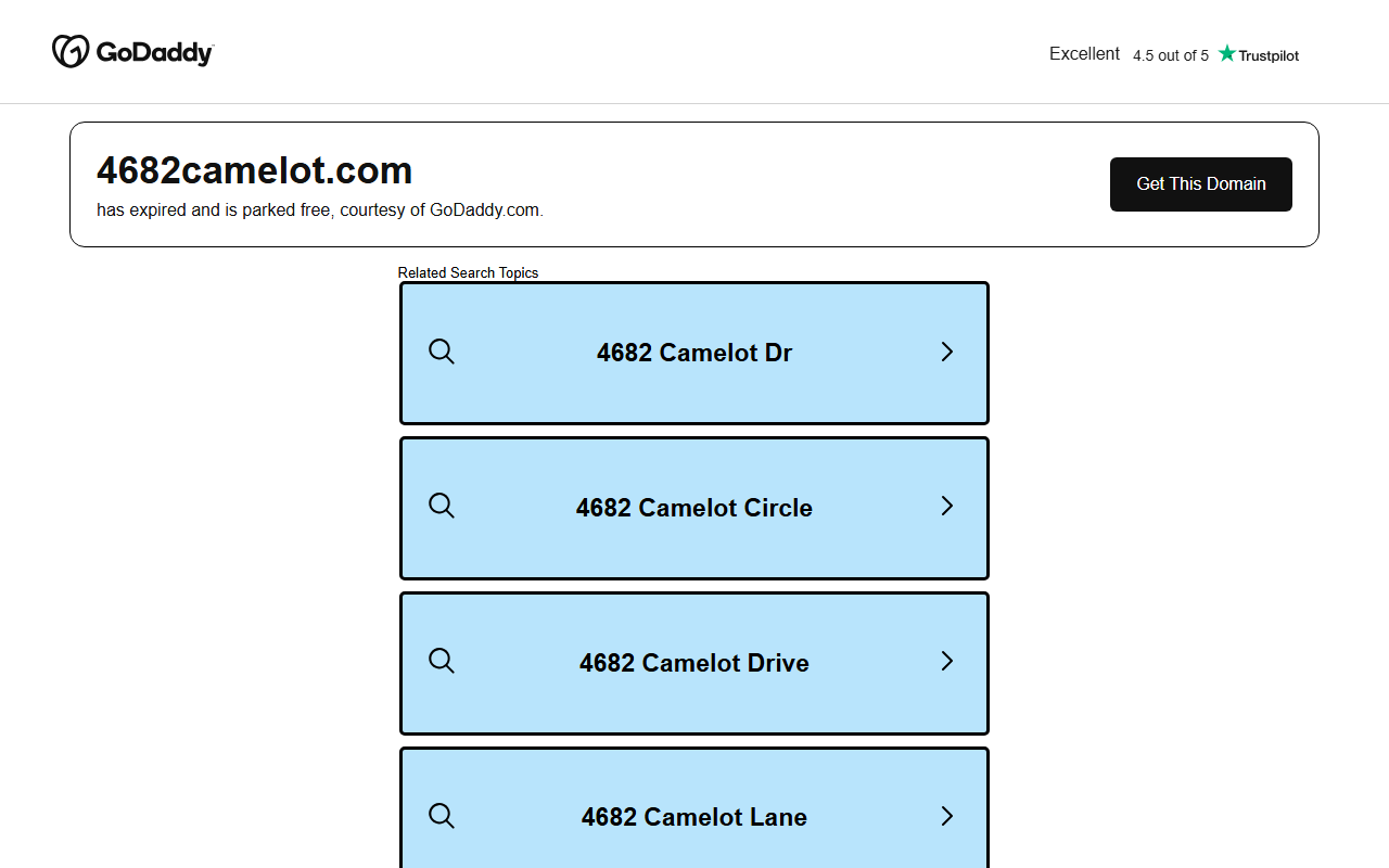 4682camelot.com screenshot