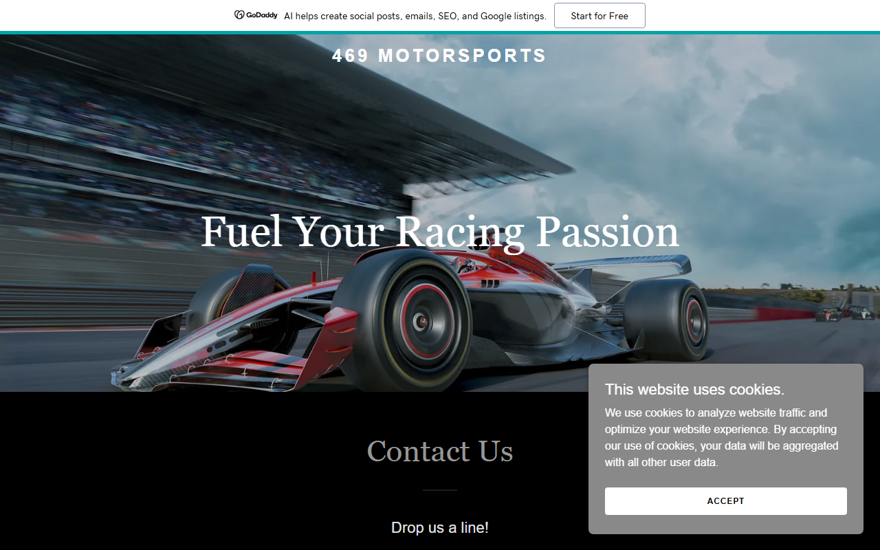 469motorsports.com screenshot