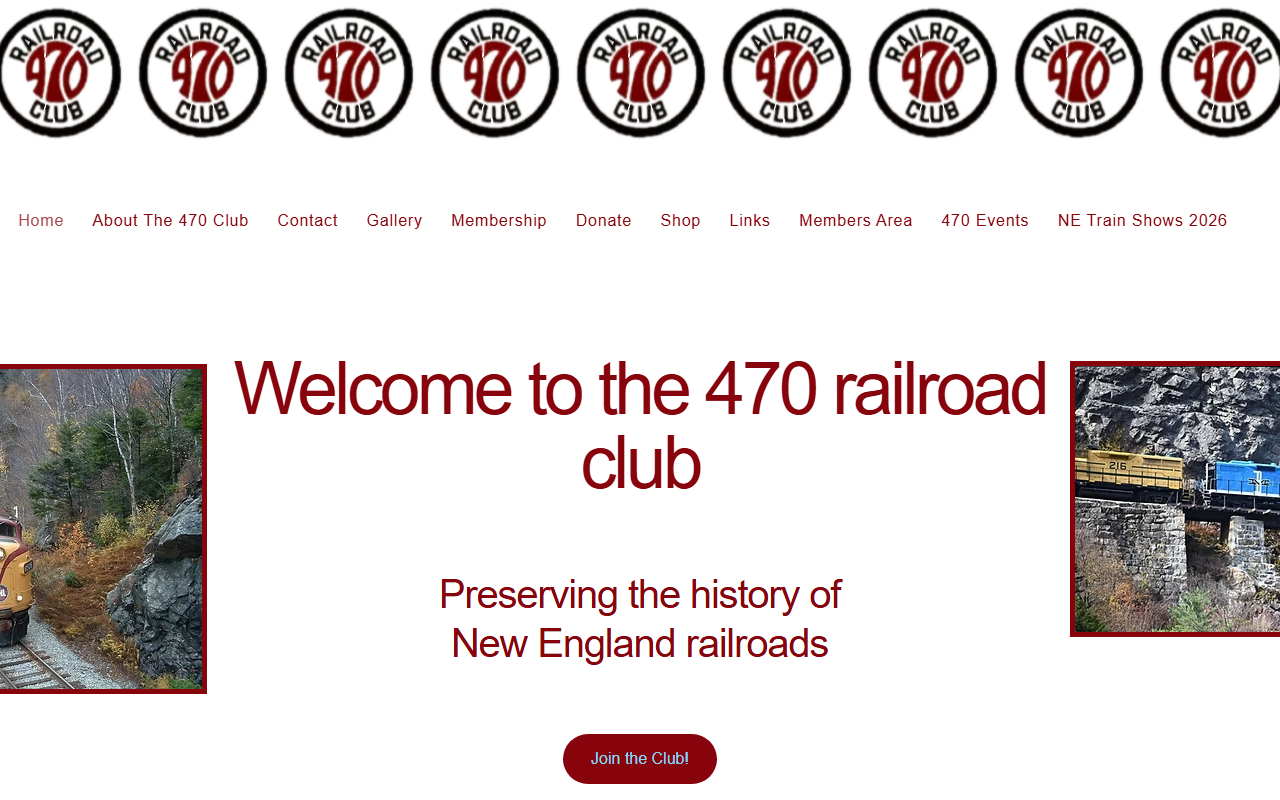470railroadclub.com screenshot