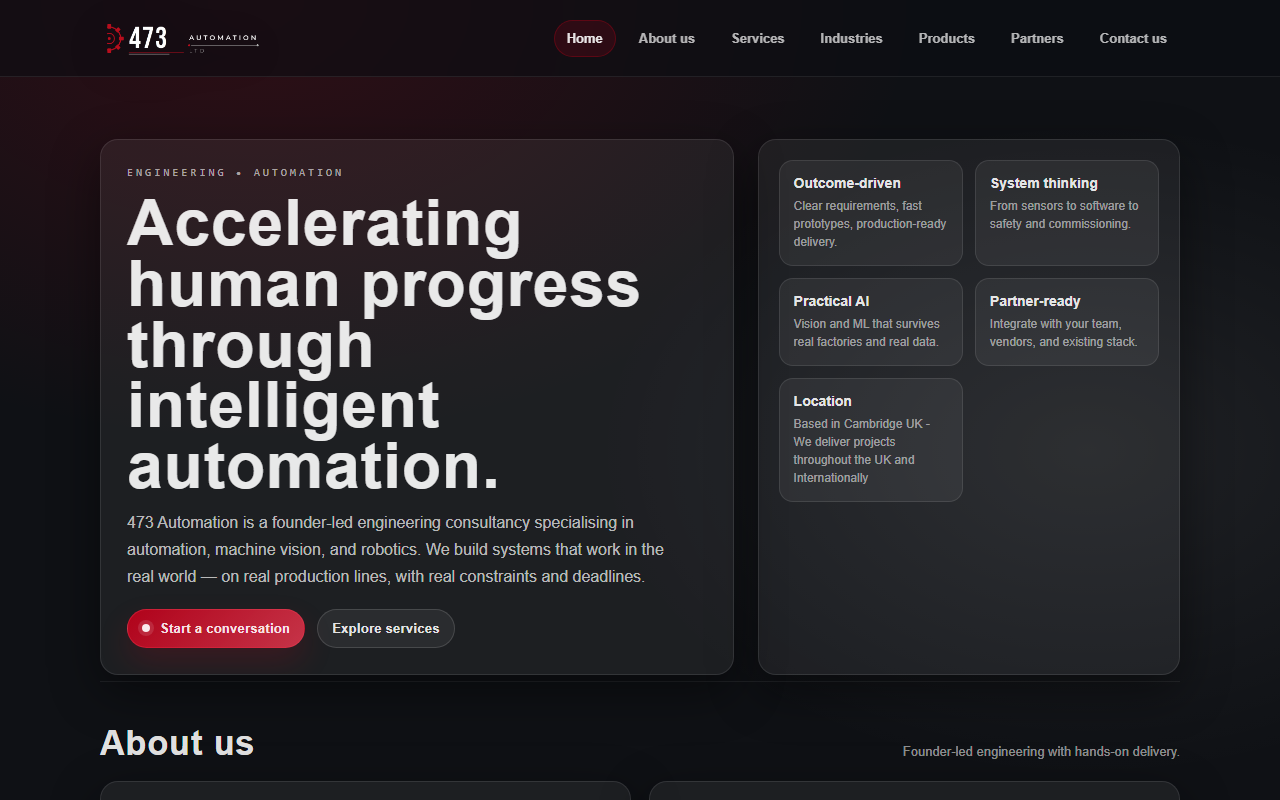 473automation.com screenshot