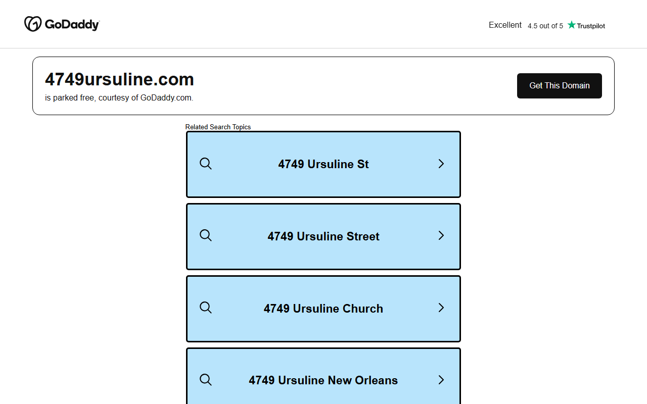 4749ursuline.com screenshot
