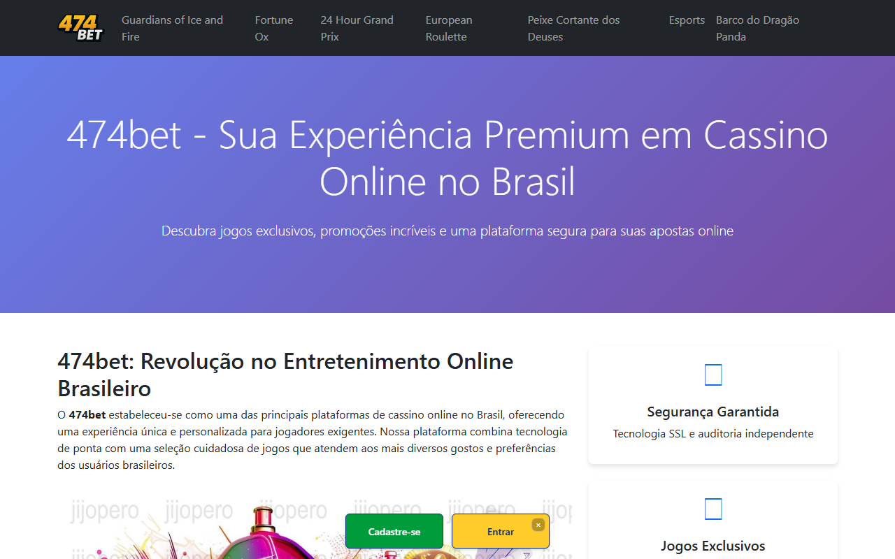474betcasino.com screenshot
