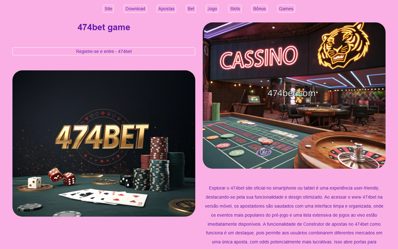 474betgame.com screenshot