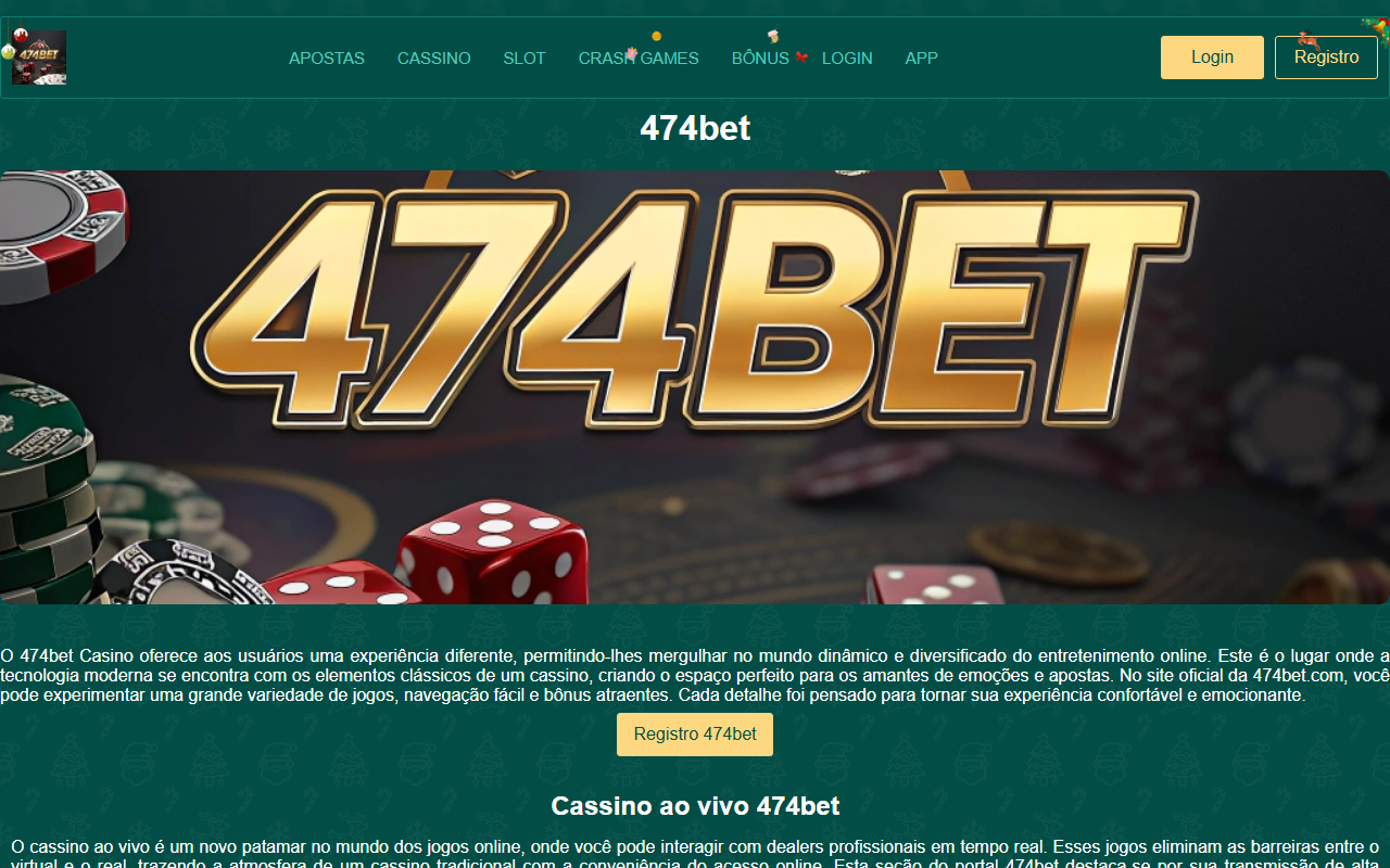 474betlogin.com screenshot