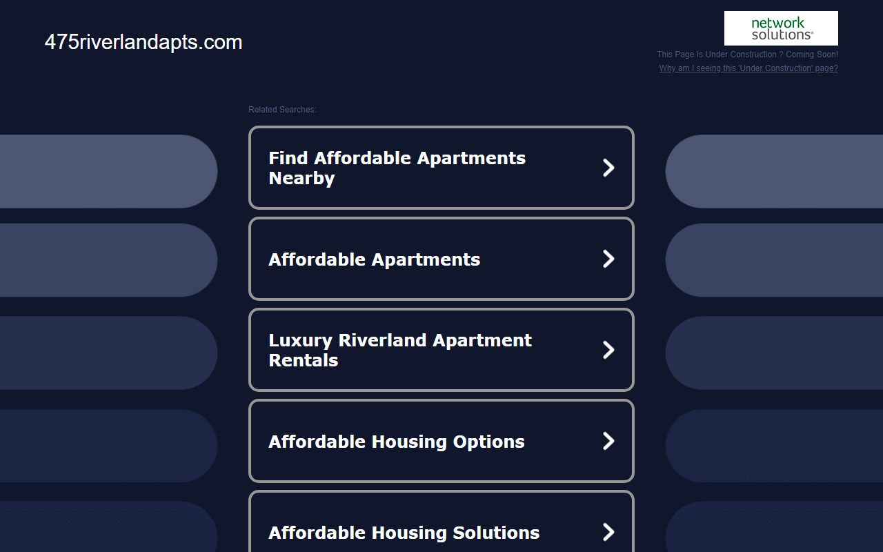 475riverlandapts.com screenshot