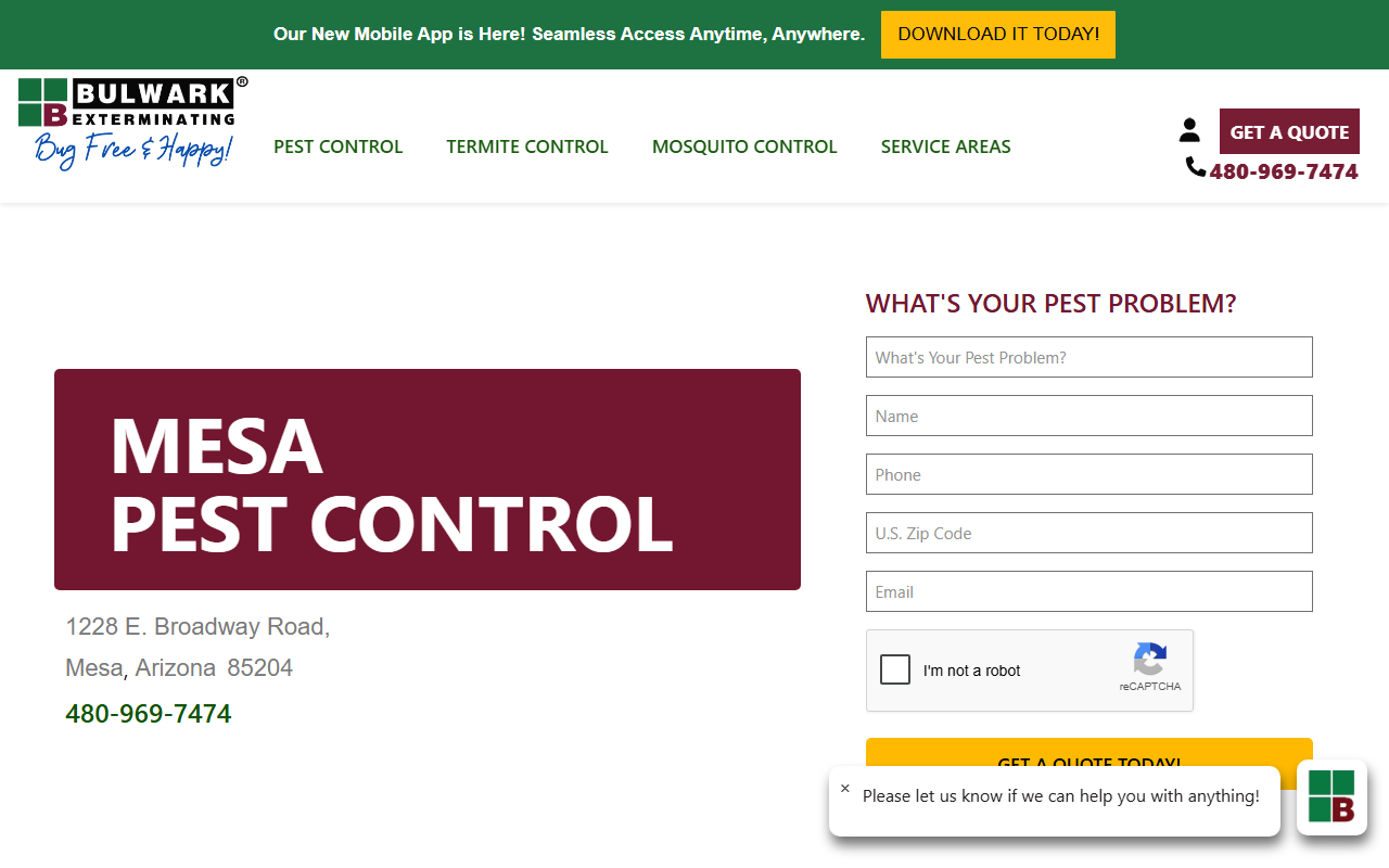 480exterminator.com screenshot