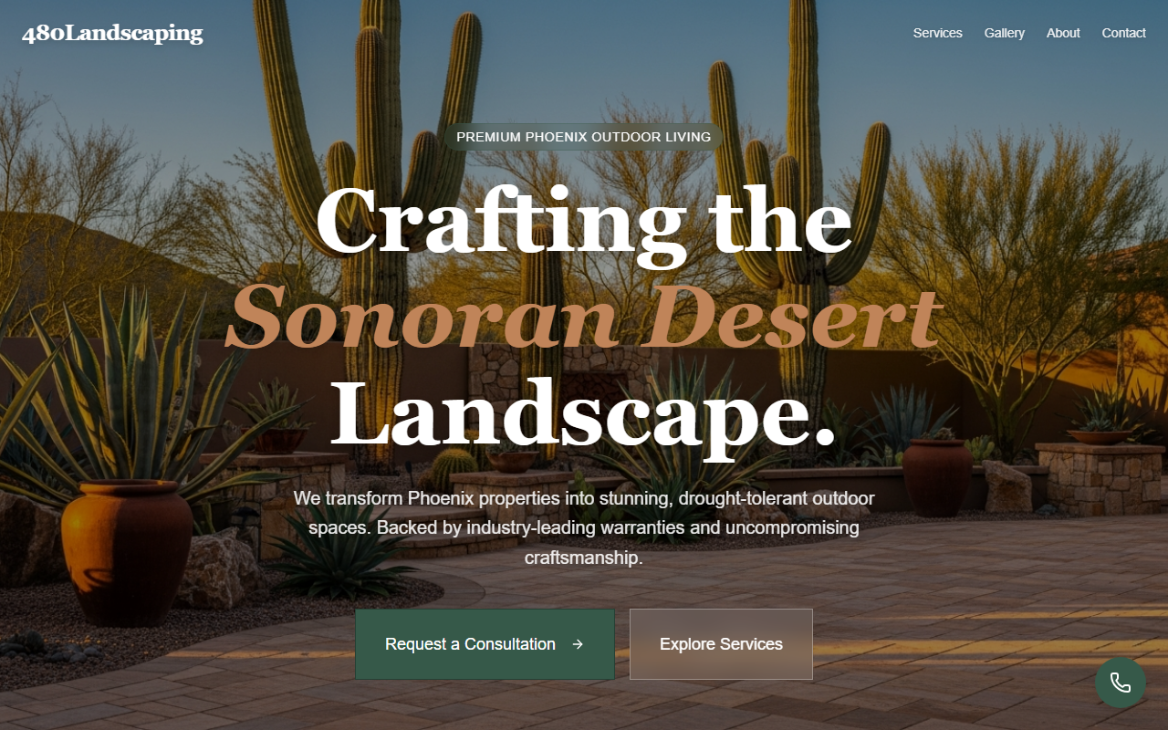 480landscaping.com screenshot