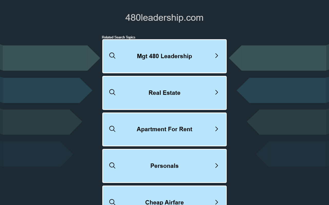 480leadership.com screenshot