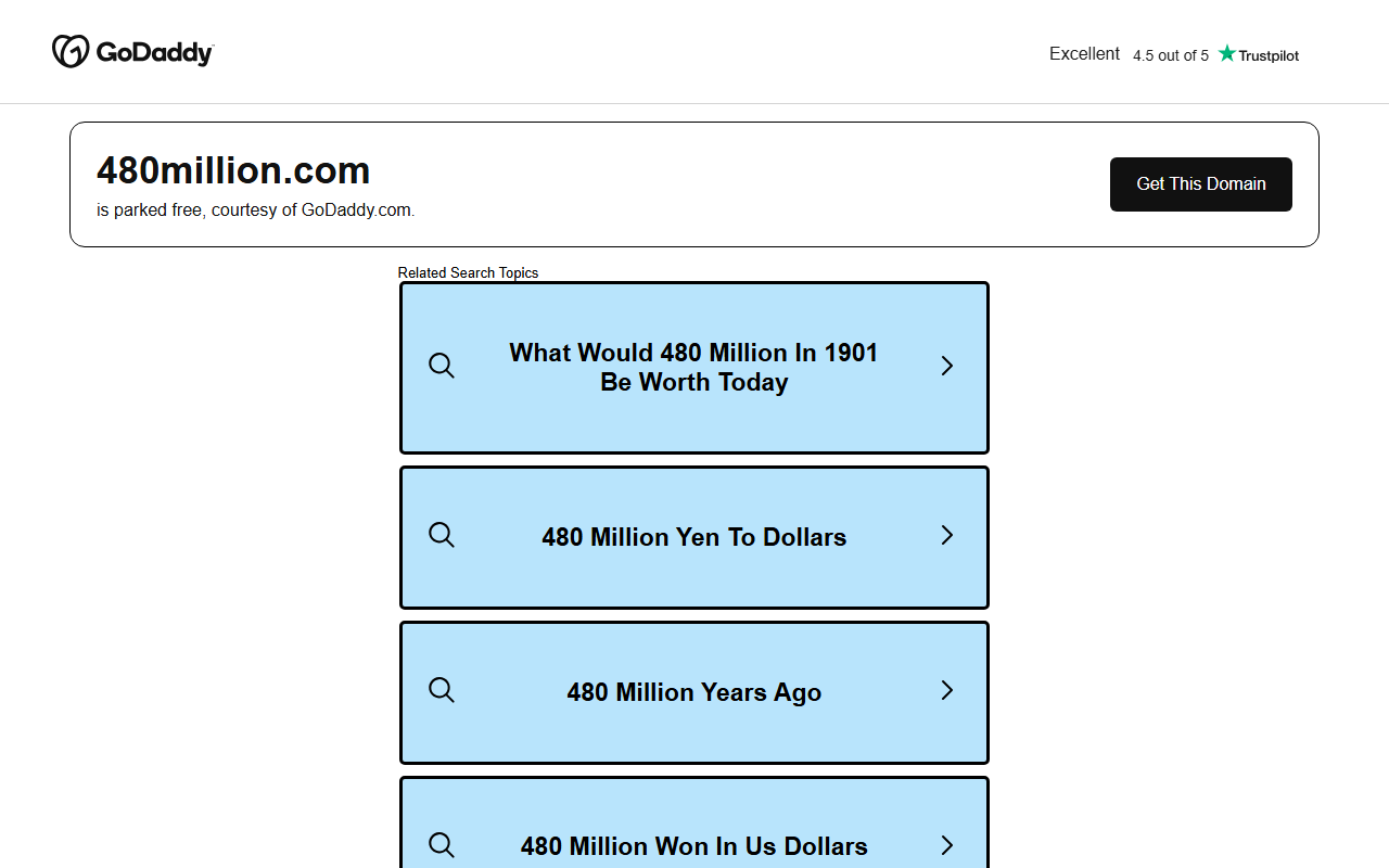 480million.com screenshot