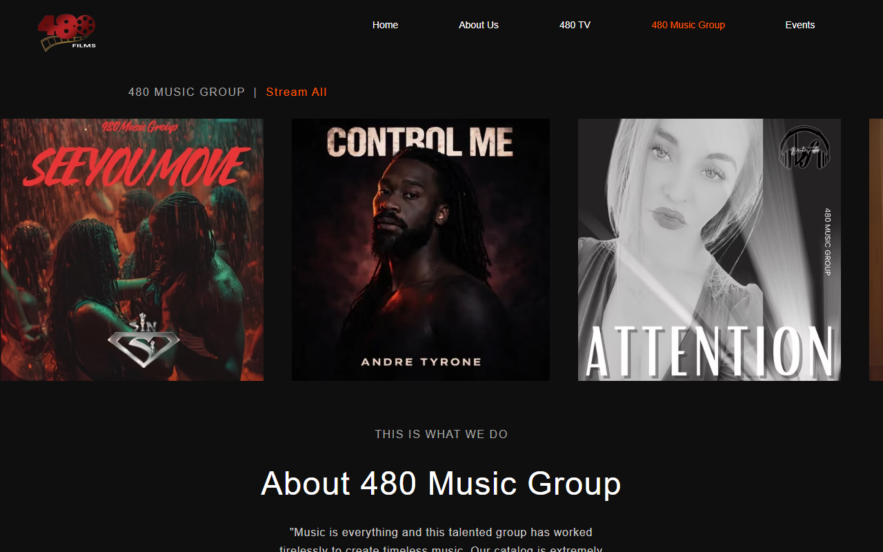 480musicgroup.com screenshot
