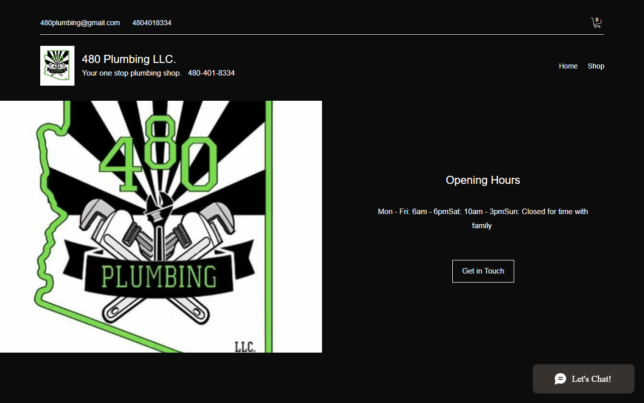 480plumbingaz.com screenshot