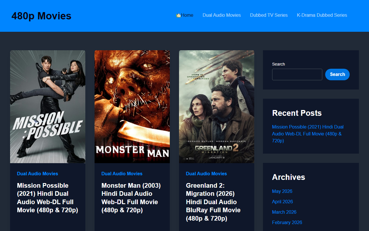 480pmovies.com screenshot