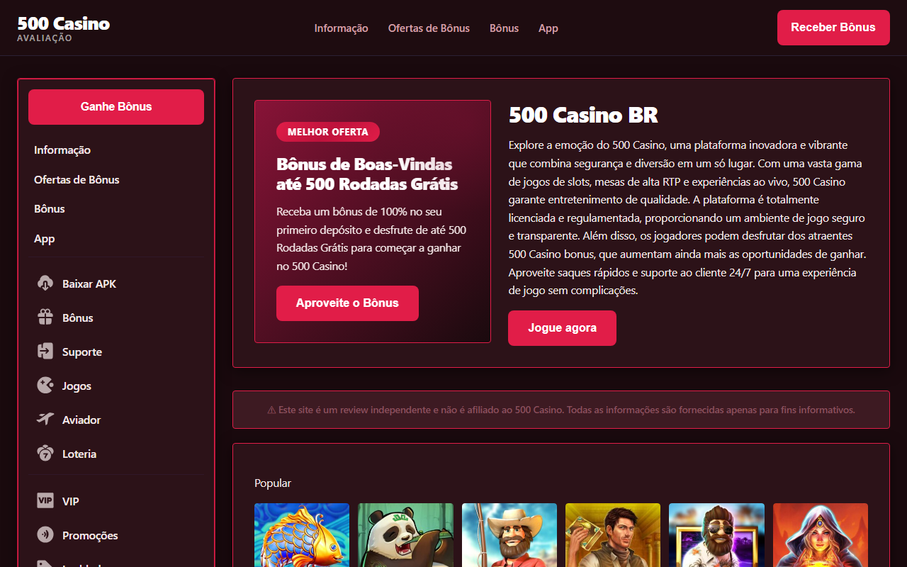 500-casino-br.com screenshot