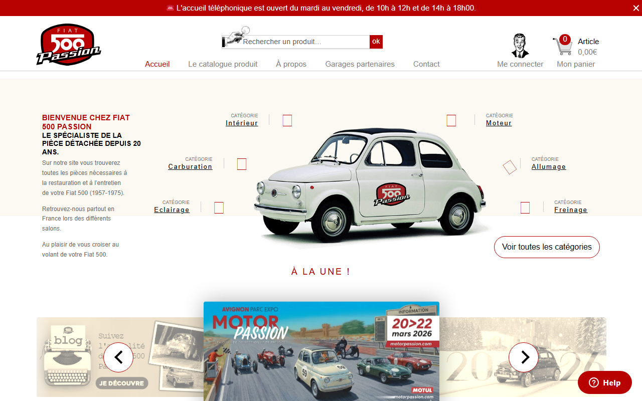 500-passion.com screenshot