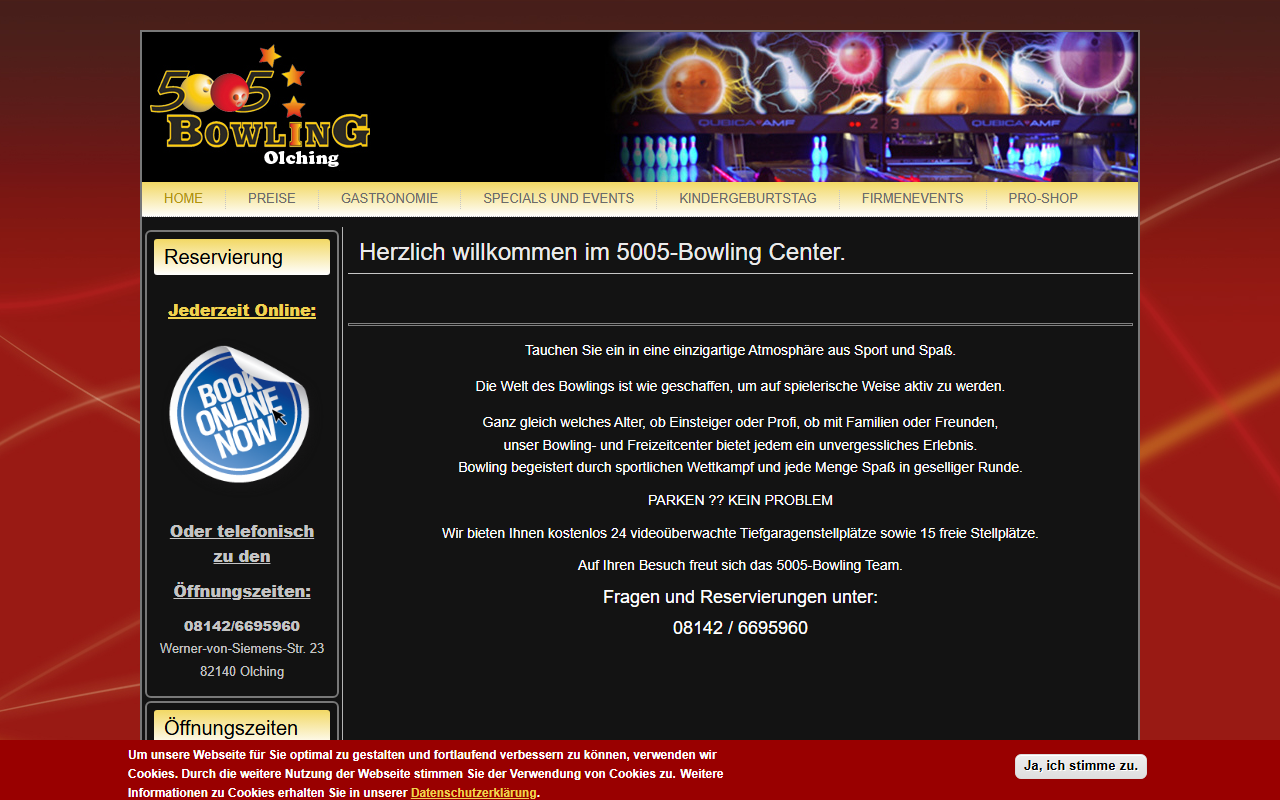 5005-bowling.com screenshot