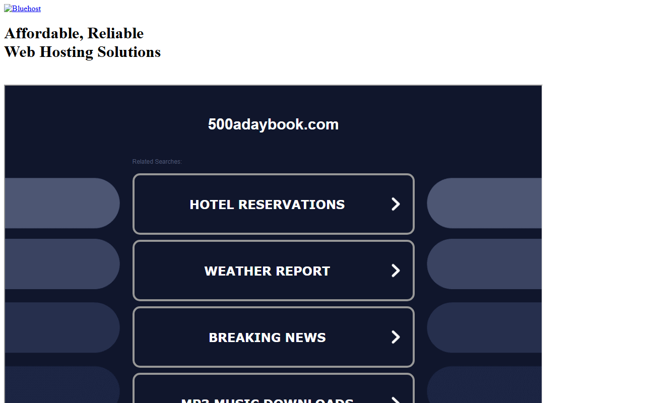 500adaybook.com screenshot