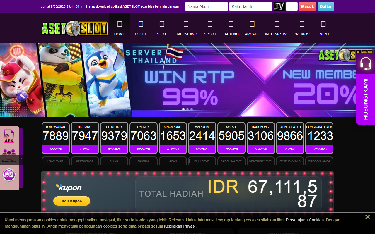500asetslot.com screenshot