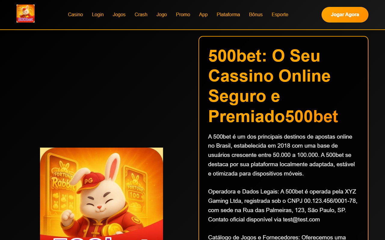 500bet-jogoapp.com screenshot