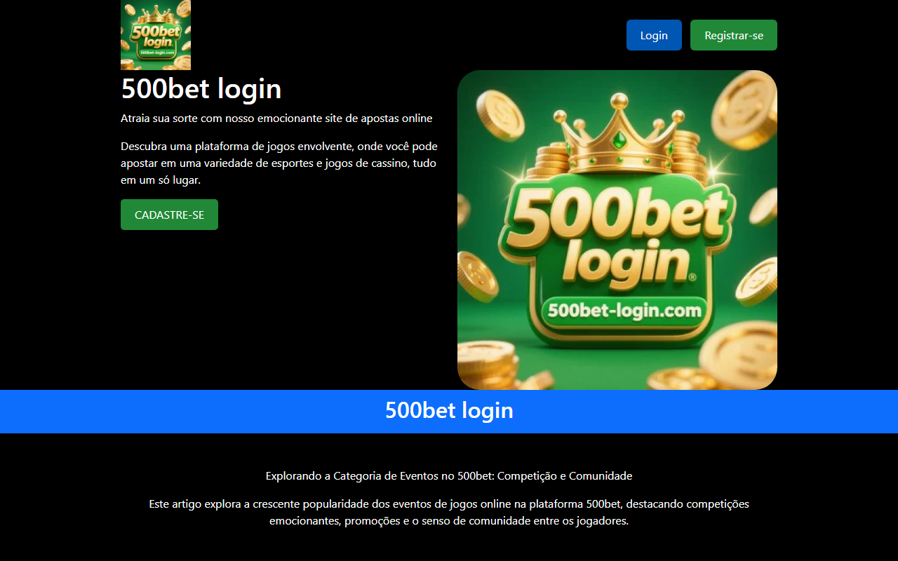 500bet-login.com screenshot