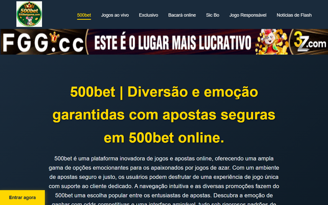 500betgame.com screenshot
