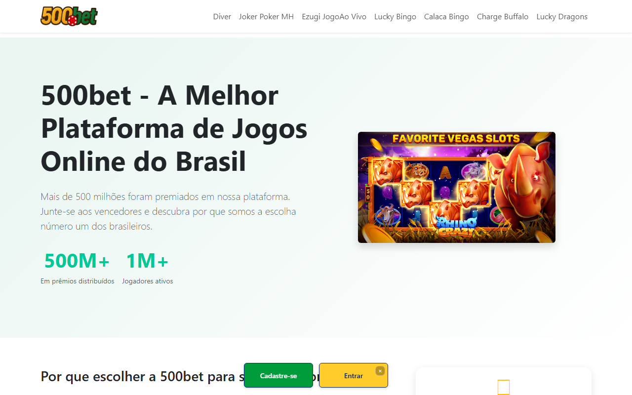 500betgames.com screenshot