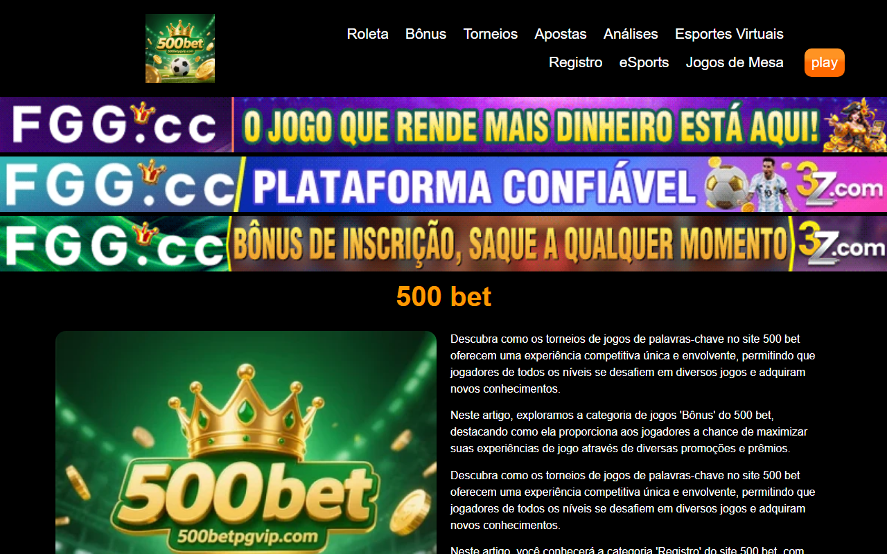 500betpgvip.com screenshot
