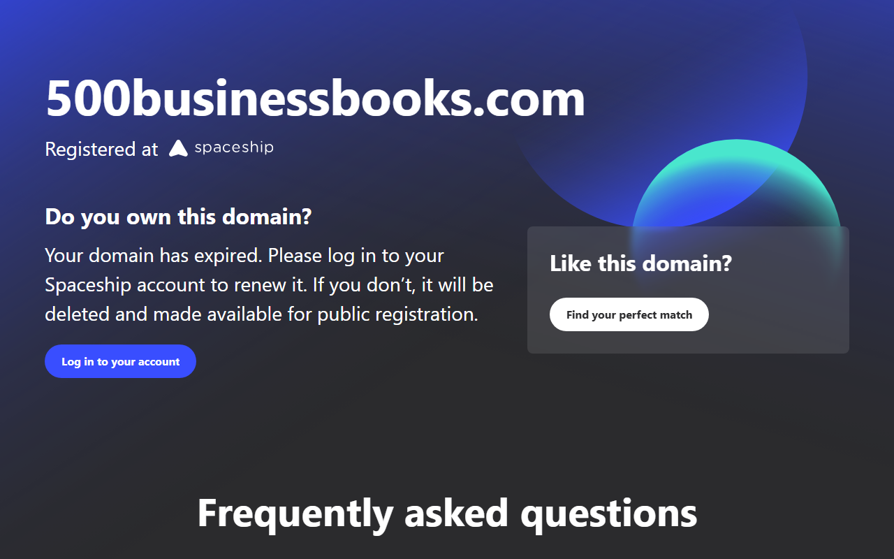 500businessbooks.com screenshot