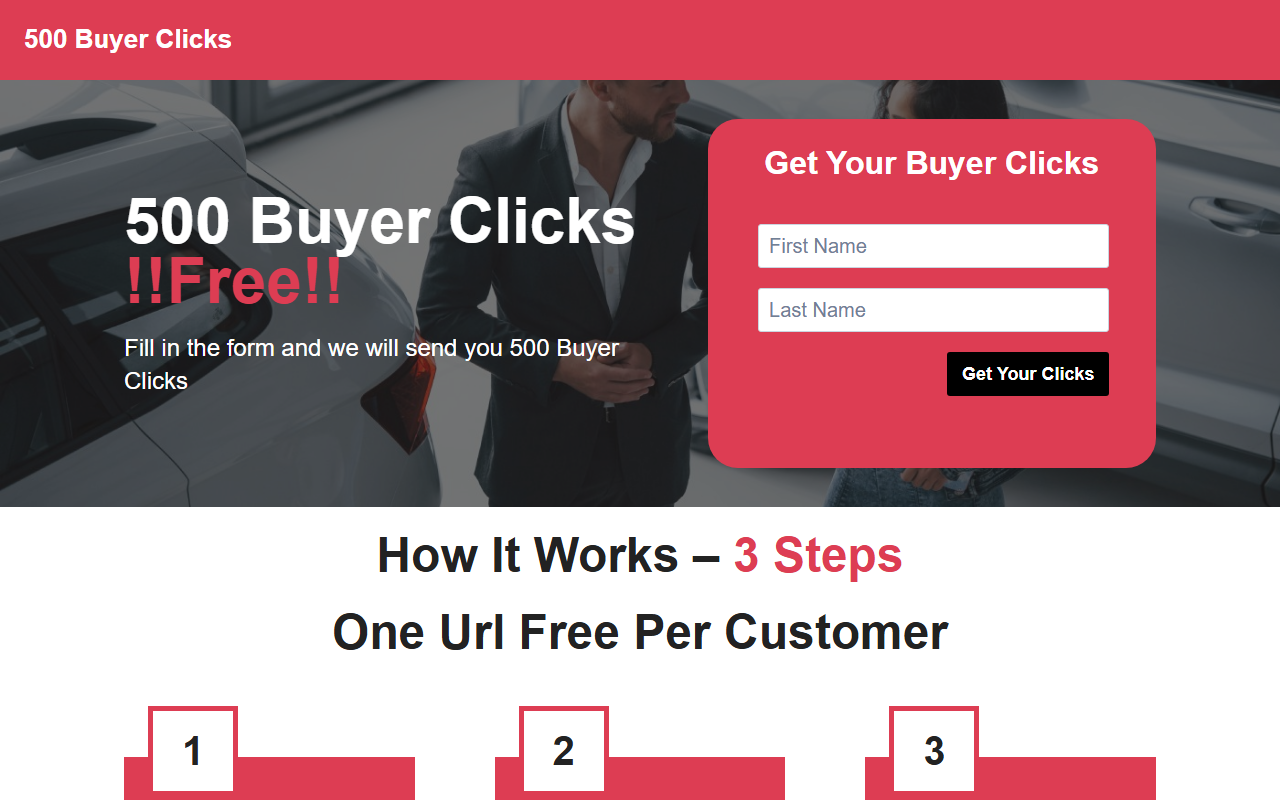 500buyerclicks.com screenshot