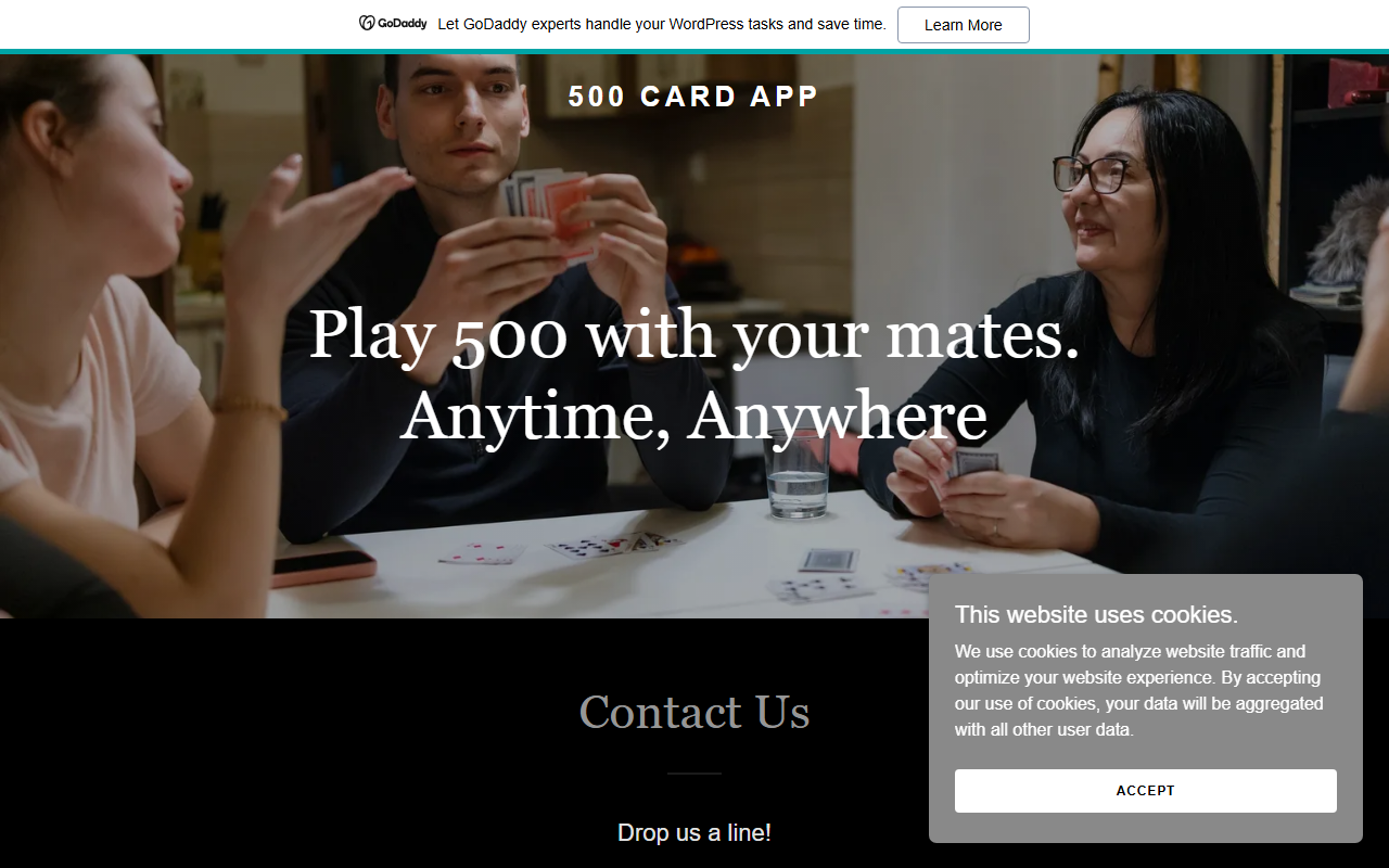 500cardgame.com screenshot