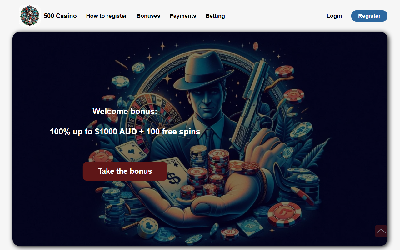 500casino-au.com screenshot