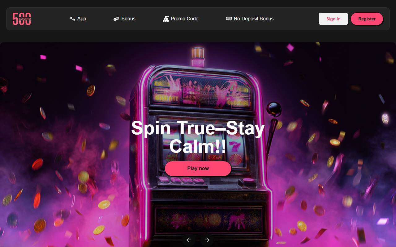 500casino-ca.com screenshot