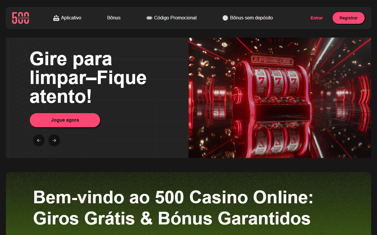 500casino-pt.com screenshot
